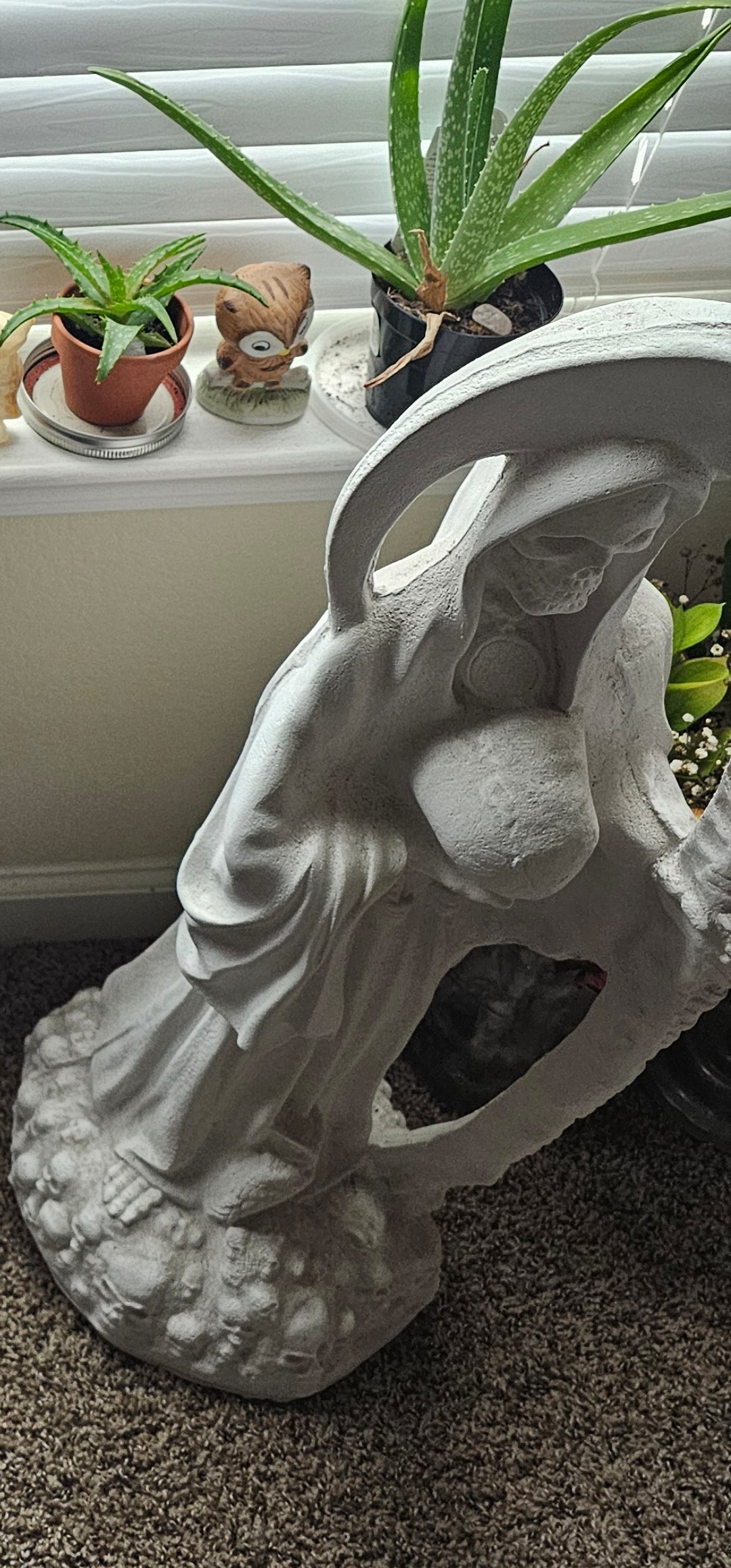 30 inch Tall-Custom Santisima Muerte Statue with Scythe